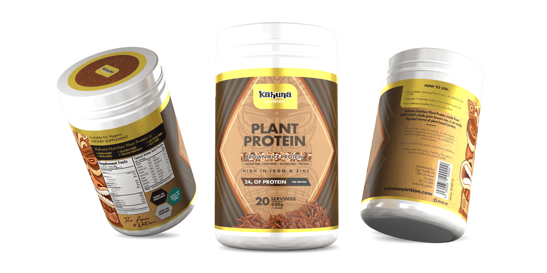 Brown rice vegan protein, perfect for gluten-free baking 