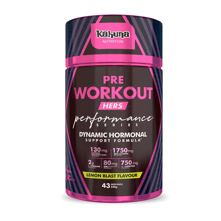 Pre Workout Her Hormonal | Pre Workout Formula | Kahuna Nutrition |