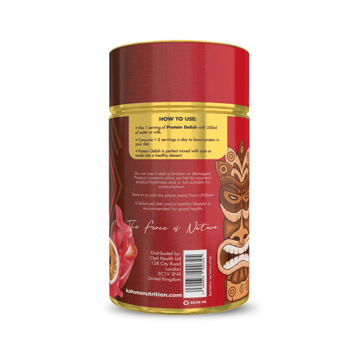Best Tasting Protein powder, Protein Delish, Passion Fruit Cheesecake Flavour, How to use, 920g