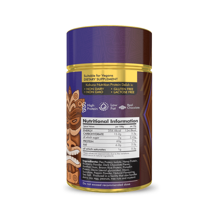 Best Tasting Protein powder, Protein Delish, Blueberry Flavour Choc Chip Ice Cream Flavour, How to use, 920g