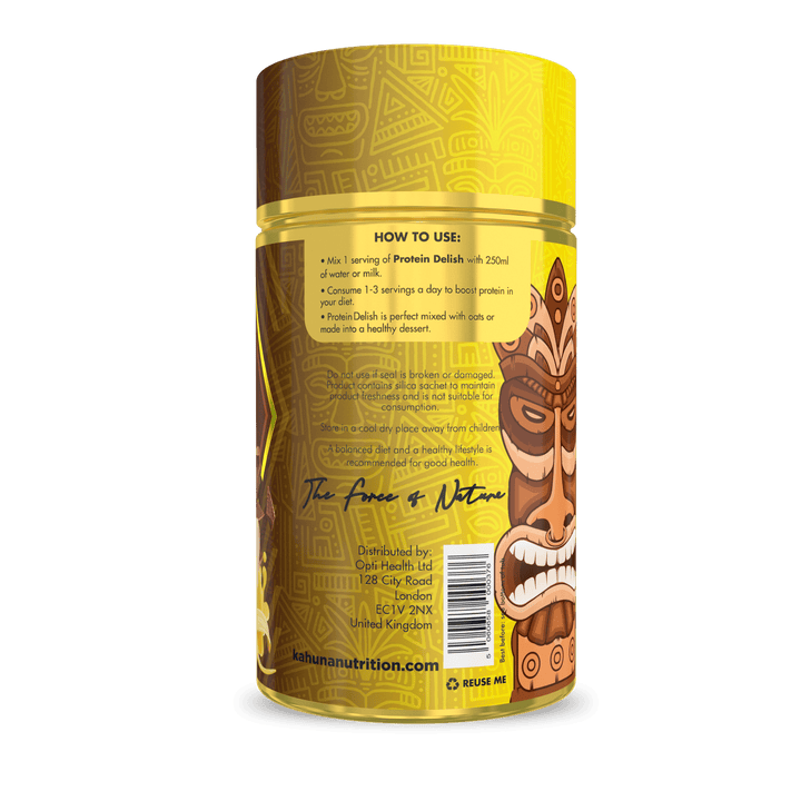 Best Tasting Protein powder, Protein Delish, Banana Flavour, How to use, 220g