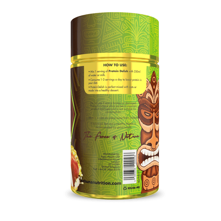 Best Tasting Protein powder, Protein Delish, Apple & Cinnamon Flavour, How to use, 220g