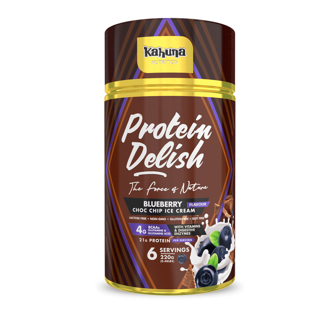 Protein Ice Cream Blueberry Choc Chip | Kahuna Nutrition